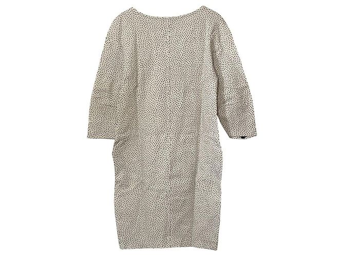 Autre Marque Abito Marimekko VIHMU Nero Bianco - vista 2