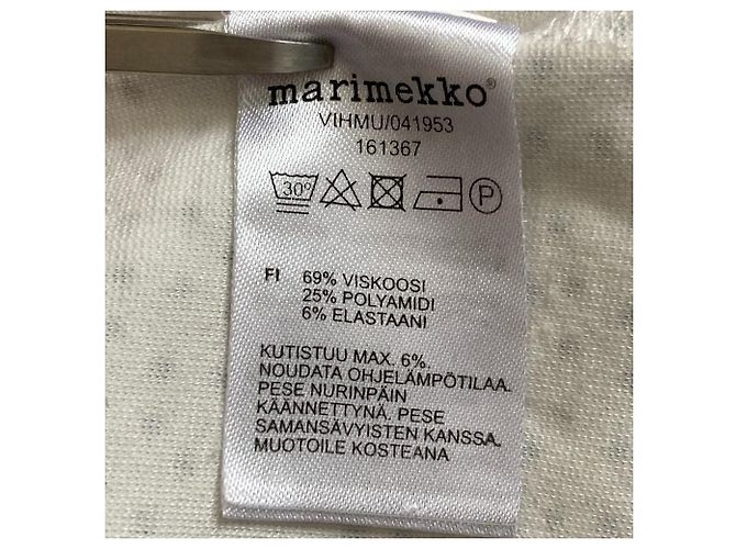 Autre Marque Abito Marimekko VIHMU Nero Bianco - vista 5
