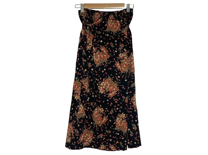 Autre Marque Falda acampanada PINK HOUSE Strawberry Negro - vista 2