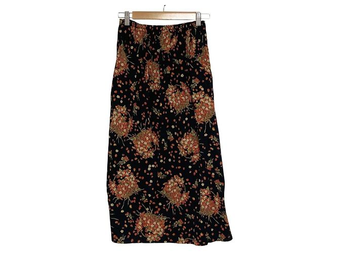 Autre Marque Falda acampanada PINK HOUSE Strawberry Negro - vista 3