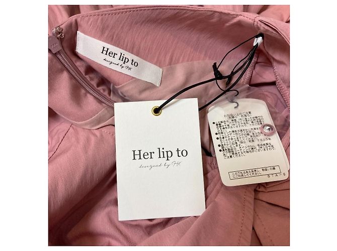 Autre Marque Herlipto Neujahrs-Essential-Kleid Pink - Ansicht 10