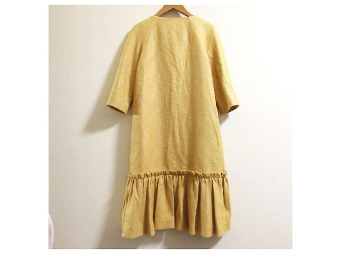 Abrigo sin cuello de manga corta Fendi Beige - vista 2