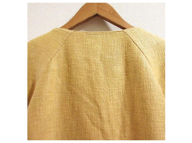 Abrigo sin cuello de manga corta Fendi Beige - vista 6