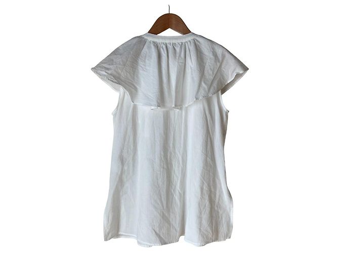 Autre Marque DESIGNWORKS Rüschenbluse Weiß - Ansicht 2