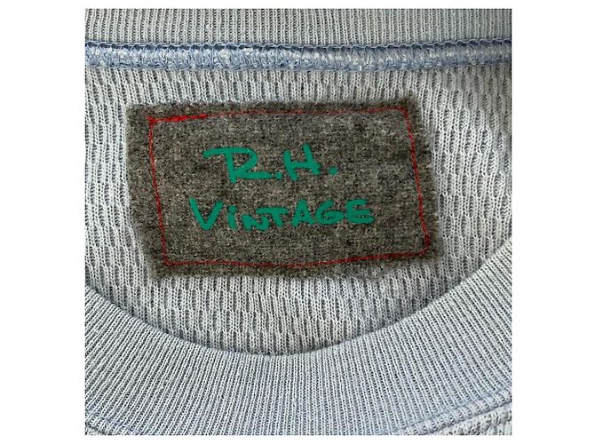 Autre Marque Top in maglia R.H. Vintage Blu Blu chiaro - vista 3