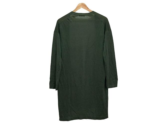 Theory luxe CPUS OWEN JS Long Cardigan Verde - vista 2