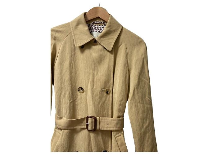 Gabardina con cinturón y forro paisley ETRO Beige - vista 2