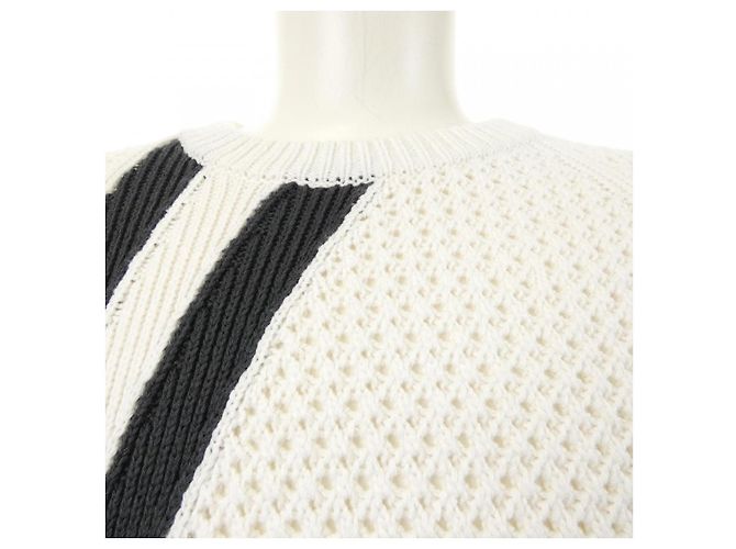 Hermès Maglieria in misto cashmere Hermes Bianco - vista 5