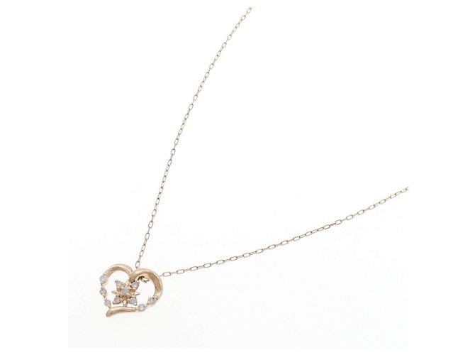 Autre Marque Collana 4℃ K10 Pink Gold Diamante Rosa - vista 2
