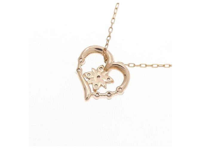 Autre Marque Collana 4℃ K10 Pink Gold Diamante Rosa - vista 4