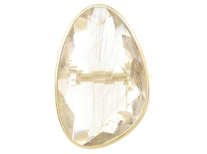 Autre Marque Anello MARIHA in oro giallo 750 e quarzo D'oro - vista 2