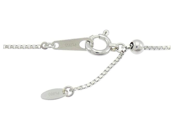 Autre Marque Colar de platina e diamantes Prata - vista 5