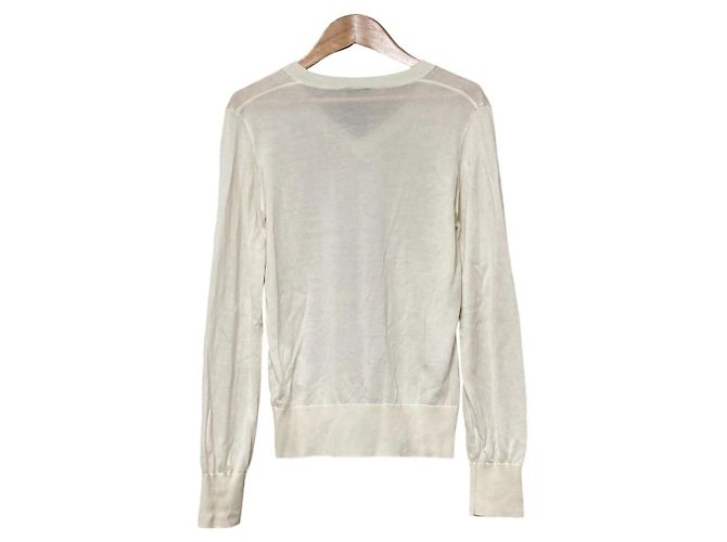 Autre Marque Jersey de punto con cuello en V JOSEPH Blanco - vista 3