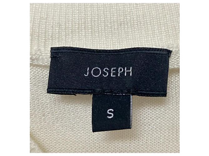 Autre Marque Jersey de punto con cuello en V JOSEPH Blanco - vista 4