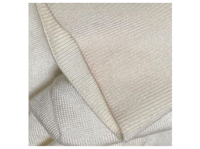 Autre Marque Jersey de punto con cuello en V JOSEPH Blanco - vista 7