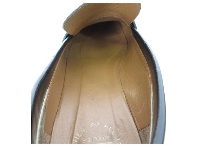Autre Marque Mocassini in pelle ATP atelier Nero - vista 6