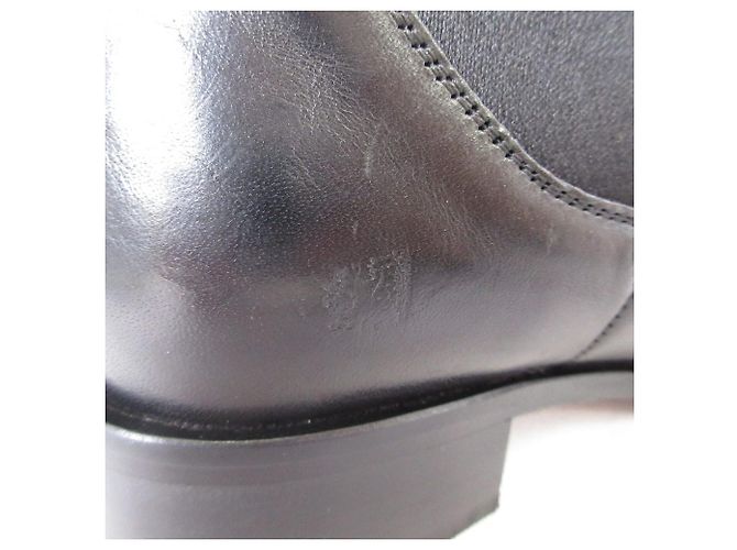 Autre Marque ATP atelier Chelsea Boots Lederstiefel Schwarz - Ansicht 9