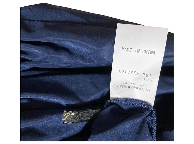 Autre Marque Liesse Fabric Combination Strickkleid Blau Marineblau - Ansicht 5