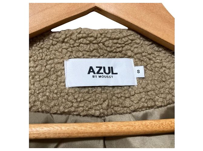 Autre Marque AZUL by moussy B-HEAT Boa Coat Castaño - vista 4