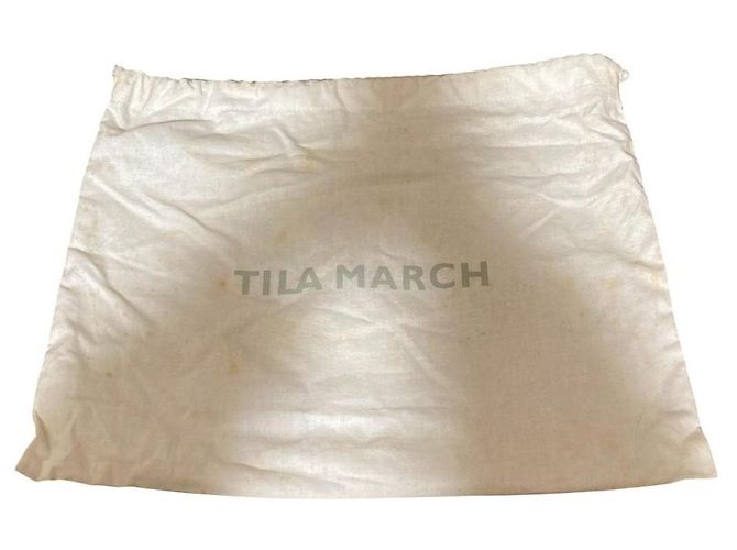 Autre Marque Borsa a tracolla Tila March in lana Blu Blu navy - vista 12