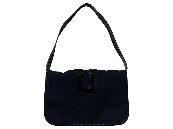 Autre Marque Borsa a tracolla Tila March in lana Blu Blu navy - vista 4