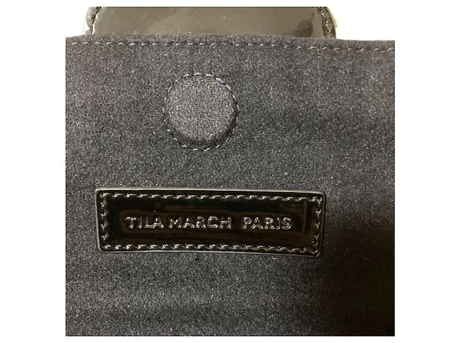 Autre Marque Borsa a tracolla Tila March in lana Blu Blu navy - vista 5