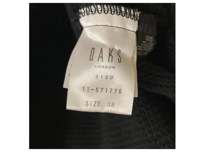 Autre Marque Poncho pullover de malha DAKS Preto - vista 6