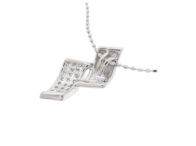 Autre Marque Collar de diamantes Au750 Plata - vista 4