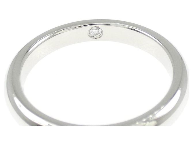 CHAUMET PT950 Platin-Diamantring Silber - Ansicht 3