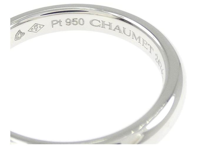 CHAUMET PT950 Platin-Diamantring Silber - Ansicht 4