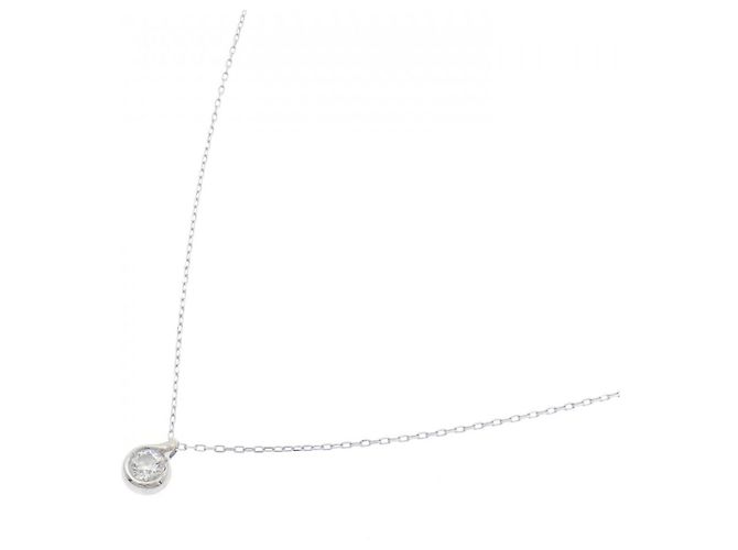 Autre Marque Forevermark Platin-Diamant-Halskette Silber - Ansicht 2