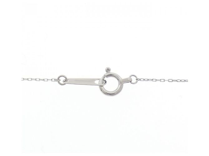Autre Marque Forevermark Platin-Diamant-Halskette Silber - Ansicht 5