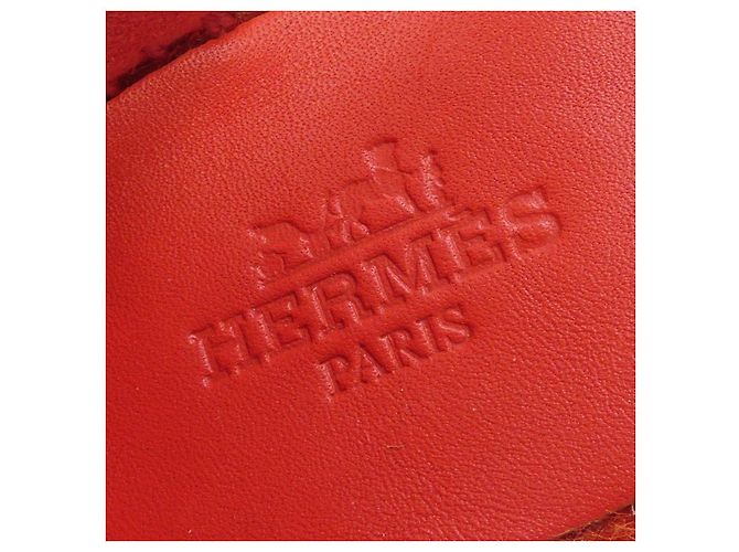 Hermès Sandali Hermes TIPOLI in vitello Rosso - vista 6