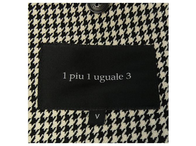 Autre Marque Casaco 1piu1uguale3 Preto Bege - vista 4