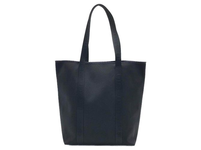 Céline Celine Trekking Vertical Cabas Nylon Shoulder Bag Black - view 2