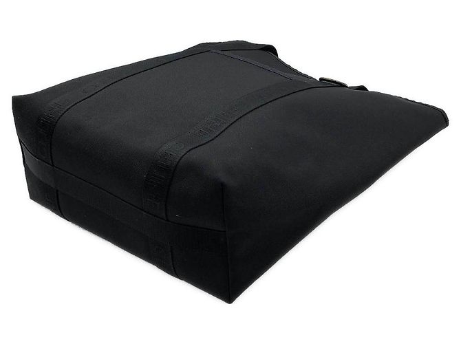 Céline Celine Trekking Vertical Cabas Nylon Shoulder Bag Black - view 3