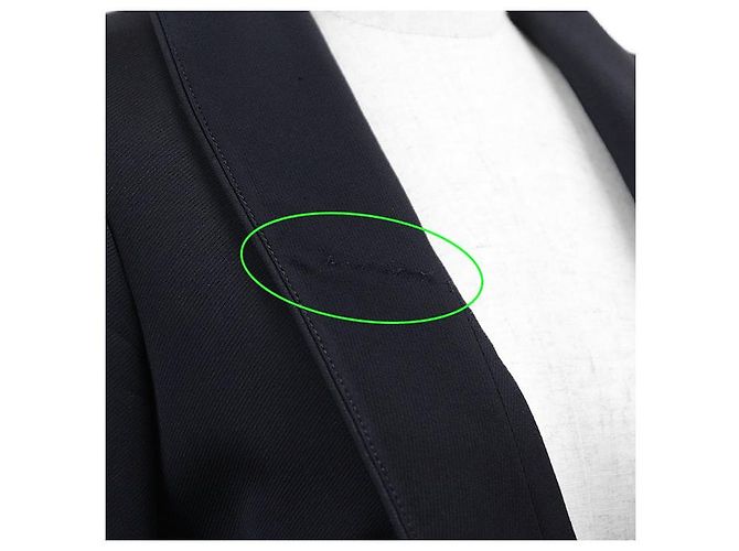 Chaqueta entallada Gucci de mezcla de lana Azul Azul marino - vista 2