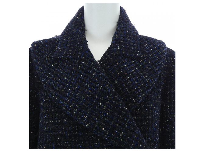 Casaco Chanel P61843V45471 Azul Azul marinho - vista 6