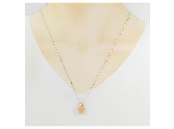 Autre Marque GSTV Moonstone Diamond Au750 Halskette Golden - Ansicht 6
