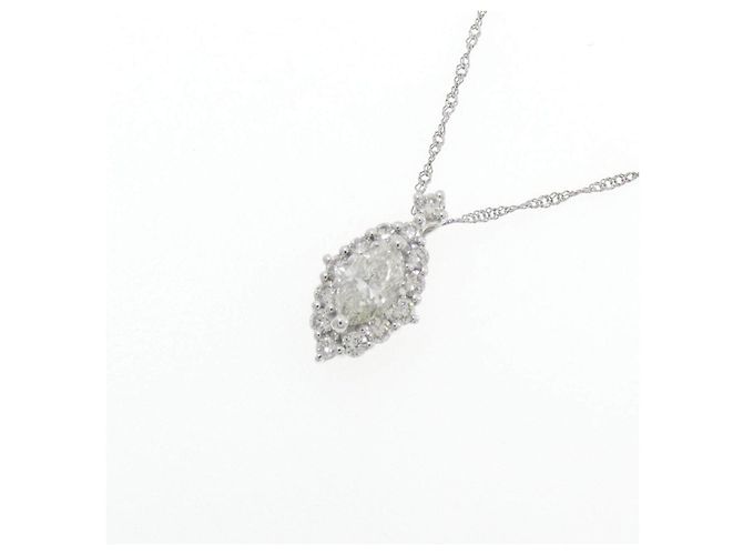 Autre Marque GSTV Platinum 950 Diamond Halskette Silber - Ansicht 3