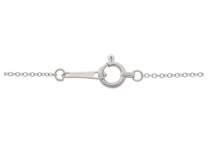 Tasaki Platin-Diamant-Halskette Silber - Ansicht 5