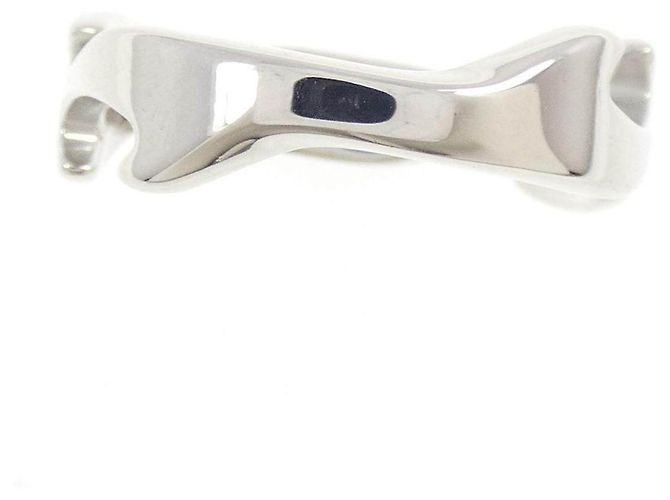 Autre Marque Anello Georg Jensen Fusion Au750 in oro bianco D'oro - vista 2