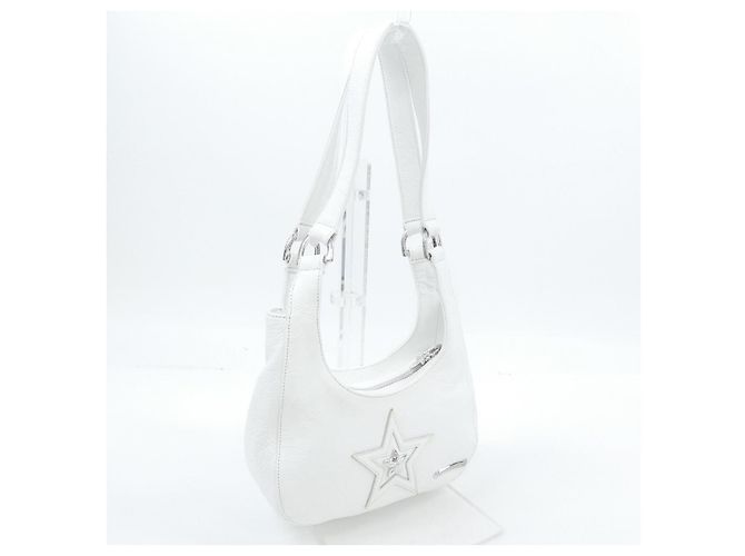 Bolsa Chrome Hearts STAR SCROLL LABEL Branco - vista 2