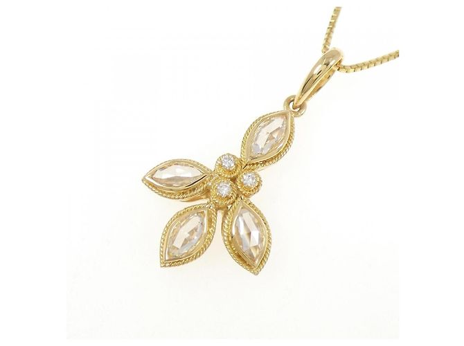 Autre Marque Collar de Diamantes Au750 Dorado - vista 3