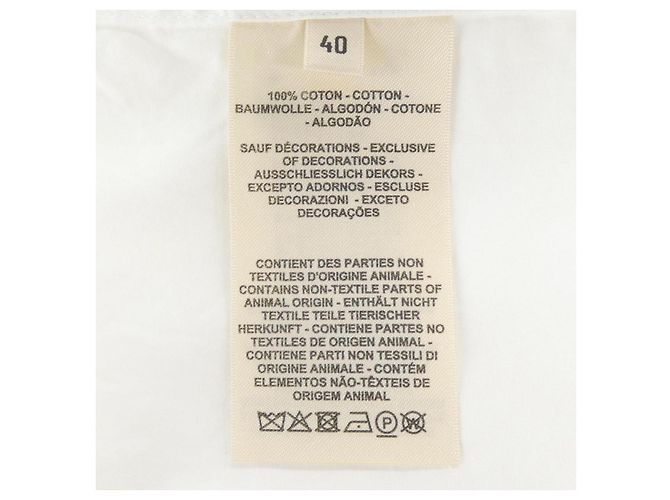 Vestido camisa INSPIRATION Hermès Blanco - vista 3