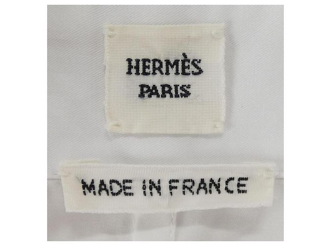 Vestido camisa INSPIRATION Hermès Blanco - vista 4