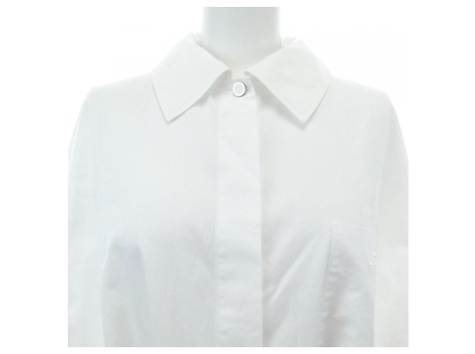 Vestido camisa INSPIRATION Hermès Blanco - vista 5