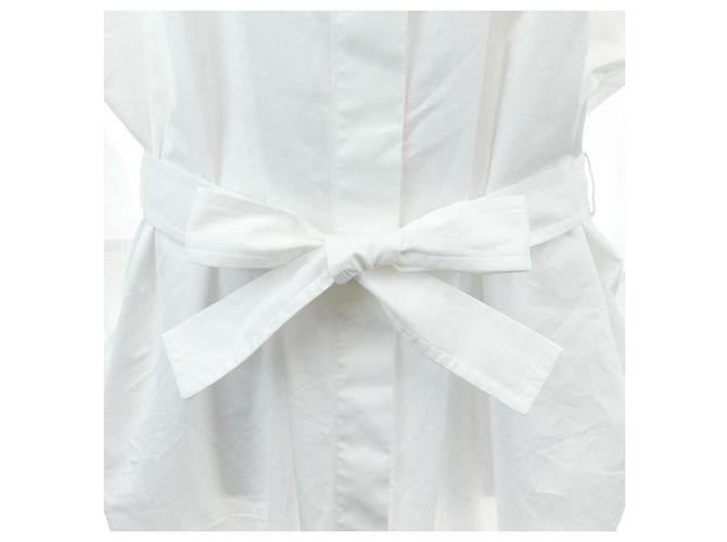Vestido camisa INSPIRATION Hermès Blanco - vista 7