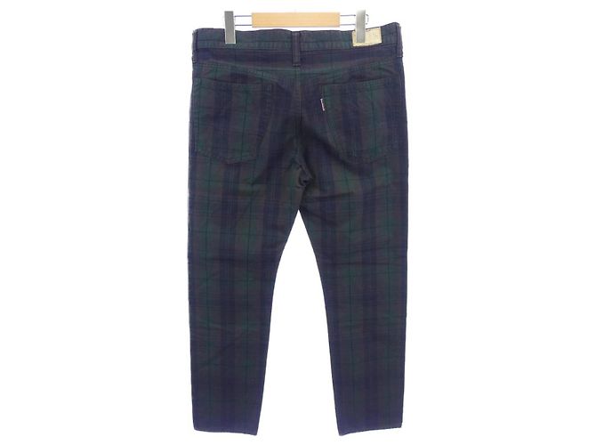 Autre Marque Pantaloni in cotone a quadri KAPITAL Blu - vista 2