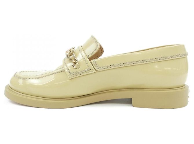 Chanel LOAFERS Mocassini in vitello lucido Verde - vista 2